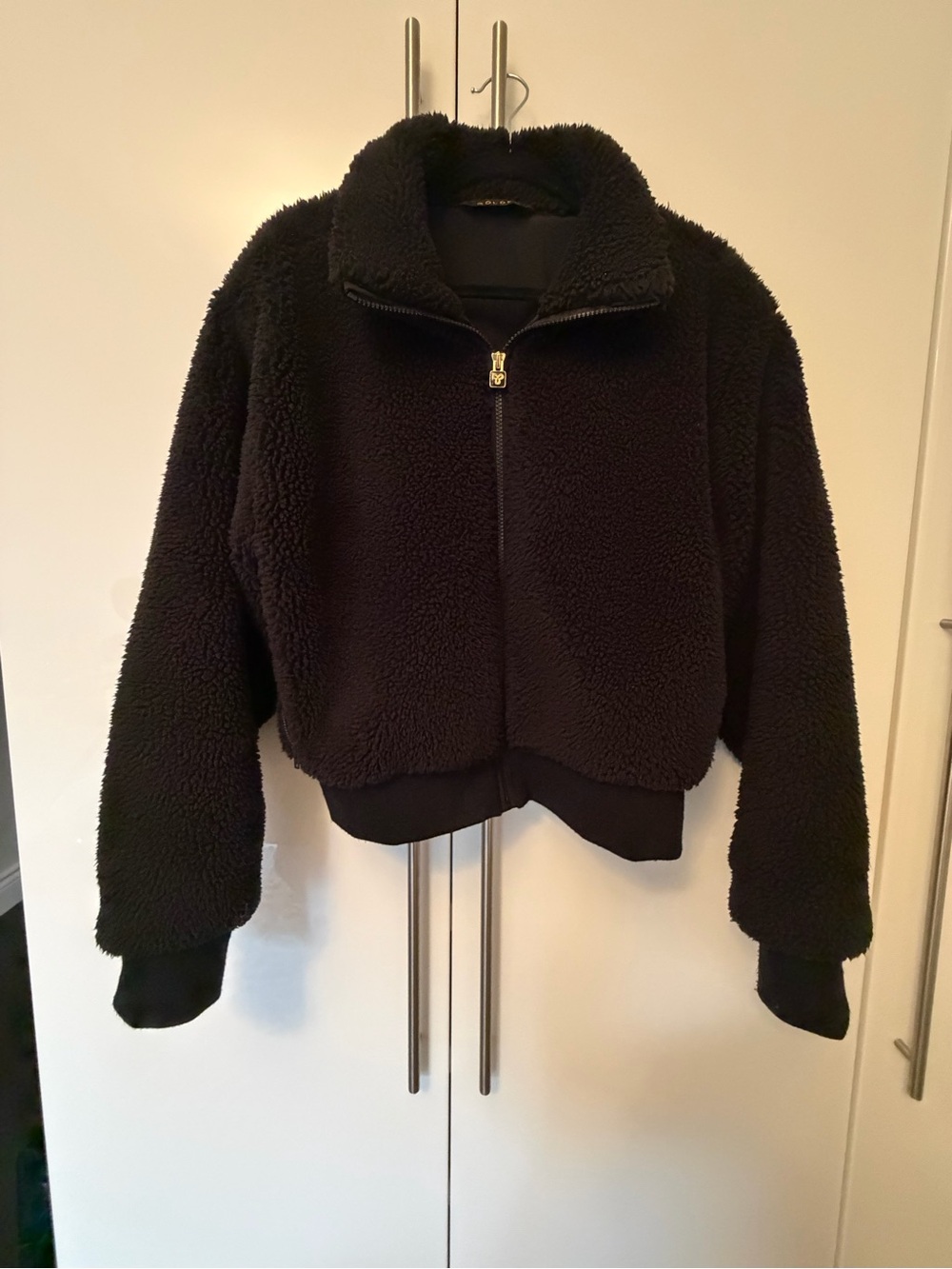 Aritzia Tna Polartec Thermal Pro Mockneck Waist Zip-Up Jacket - Size L